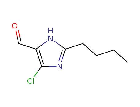 2-n-butyl-4-chloro-1H-imidazol-5-carboxaldehyde